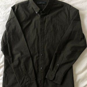 Everlane Japanese Oxford Shirt Green